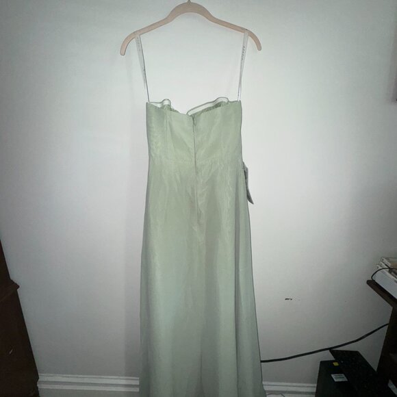 Azazie Bridesmaid Dress Wren – Dusty Sage - Picture 2 of 7